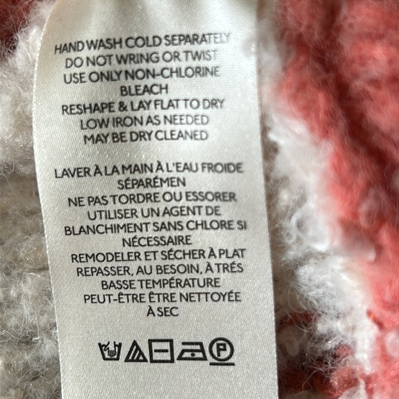 FREE PEOPLE EMERSON PULLOVER CROPPED SWEATER COLOR CHAMPAGNE DREAM LARGE - Picture 6 of 12